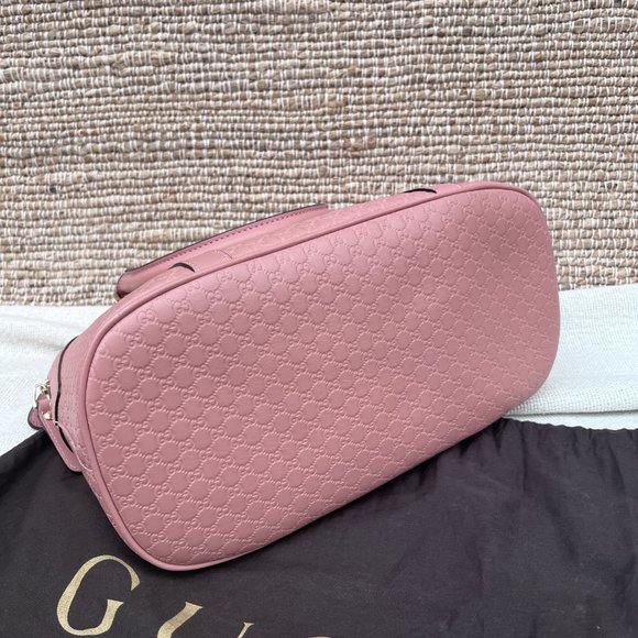 GG Microguccissima Mini Dome Bag Soft Pink - Picture 10 of 11